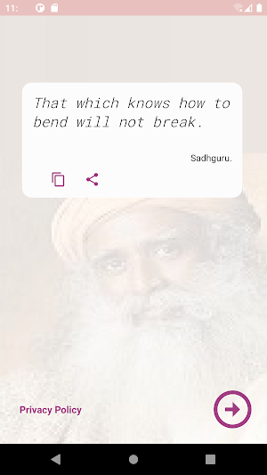 Sadhguru Quotes & Wisdom Screenshot 0