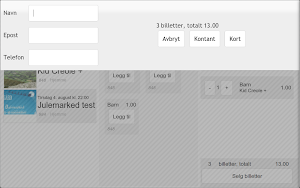 LinTicket skrankesalg Screenshot 1
