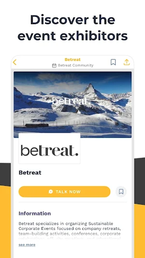 Betreat - Creative Events Screenshot 3