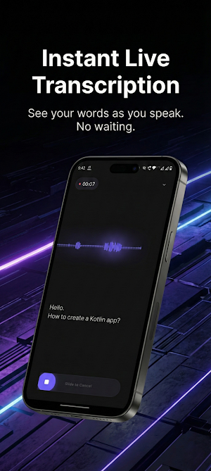 VoiceFlow: AI Voice Recorder Screenshot 0