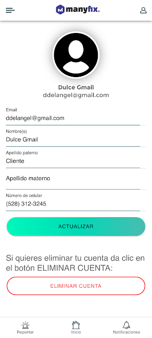 Manyfix Cliente screenshot 3