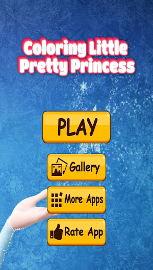 coloring little princess Screenshot 1