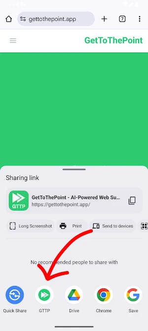 GetToThePoint Screenshot 1