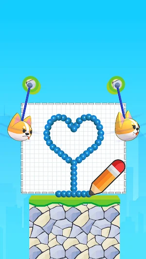Draw Puzzle: Smash Angry Dog Screenshot 1