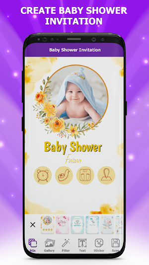 Baby Shower Invitation Maker Screenshot 2