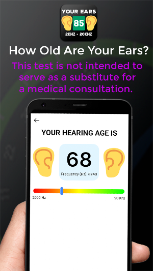 How Old Are Your Ears Fun Test Screenshot 1