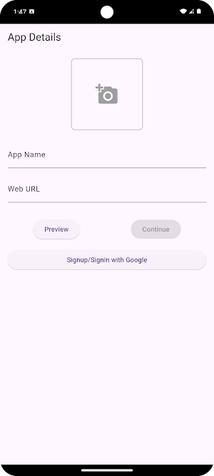 App in minutes Screenshot 3