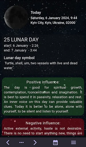 Lunar Magic: Daily Moon Guide Screenshot 0