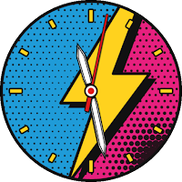 Comic Bolt Watch Face
