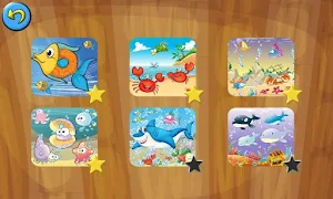 Kids Sea Animals Jigsaw Puzzle Screenshot 1