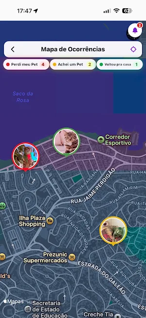 Pets - Perdidos e Achados Screenshot 2