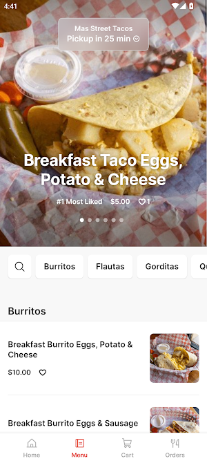 Mas Street Tacos Screenshot 1