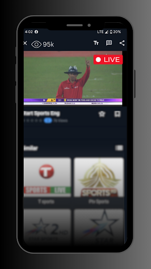 CricPro Cricket TV: PSL 9 Screenshot 0