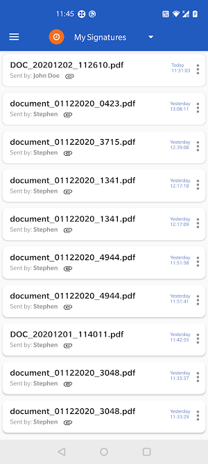 emSigner-Document Signing using eSignature Screenshot 3