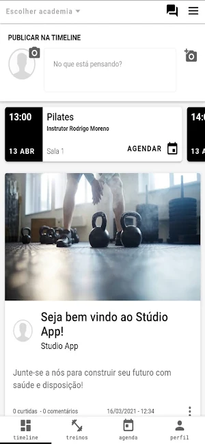 Saut Escola do Movimento Screenshot 0