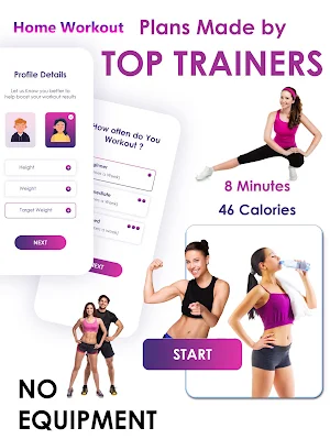 Home Workout ,Exercise Tracker Screenshot 2