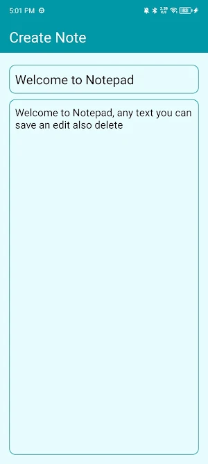 Notepad Screenshot 1