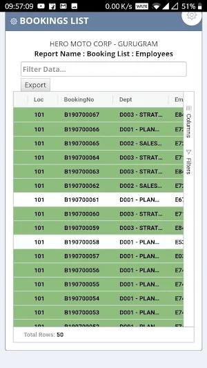 CTMS Booking Panel Screenshot 1