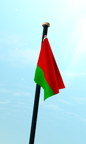 Belarus Flag 3D Live Wallpaper Screenshot 2