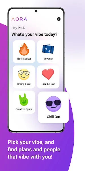 AORA - Find Plans, Meet People Screenshot 2