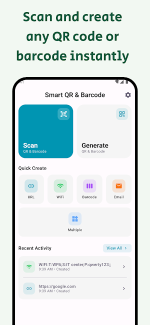 Smart Qr & Barcode Scanner Screenshot 0