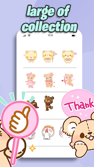 Teddy bear Stickers WhatsApp Screenshot 1