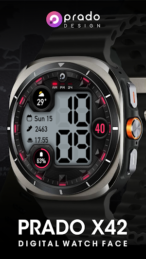 PRADO X42 Digital Watch Face Screenshot 0