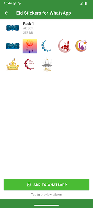 Eid Stickers for WhatsApp Screenshot 2