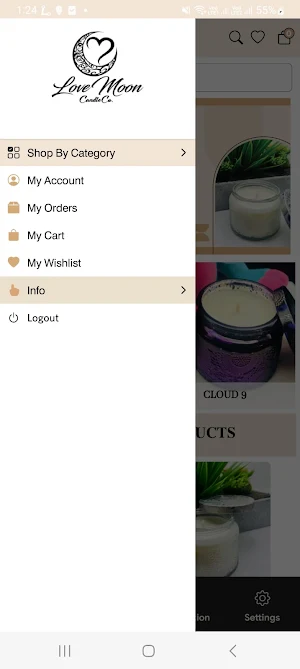 LoveMoon Candle Co Screenshot 0