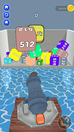 Cannon Merger 2048 Screenshot 1