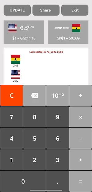 Cedi Dollar Rate Screenshot 0