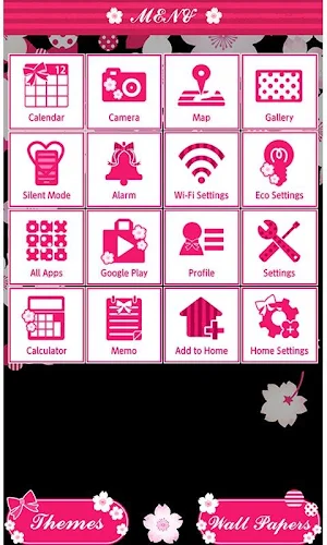 Bright Sakura Theme +HOME Screenshot 2