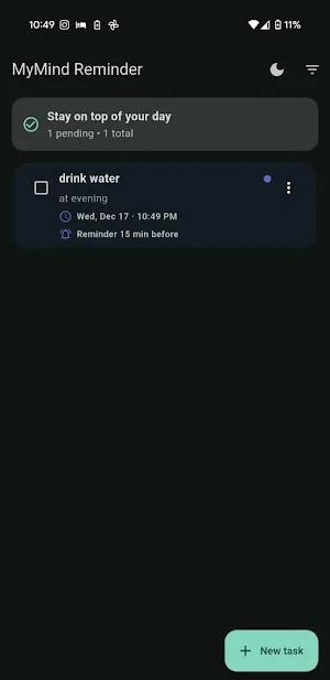 MyMind Reminder Screenshot 2