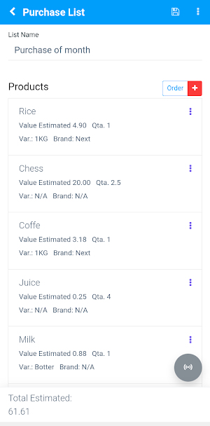 Shopping list Screenshot 2