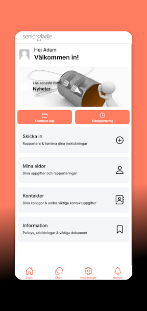 Seniorglädje anställd Screenshot 0