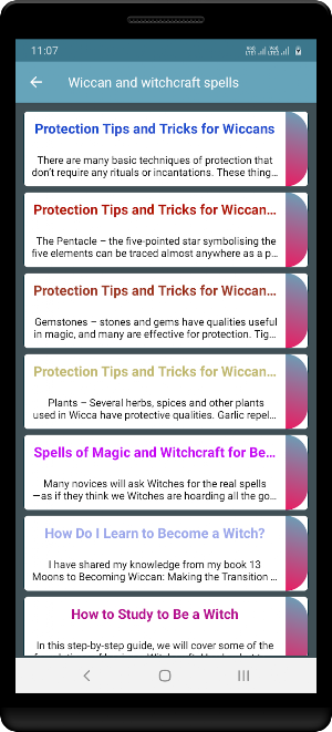 Wiccan and witchcraft spells Screenshot 2