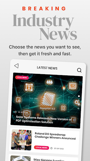 Sign Print News Screenshot 1