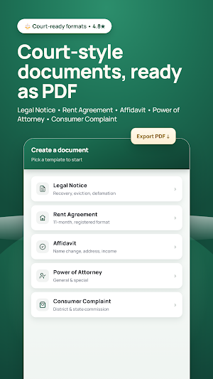 AI Legal Drafting & Judgments Screenshot 3
