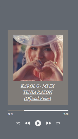 karol g mi ex tenia razon Screenshot 2