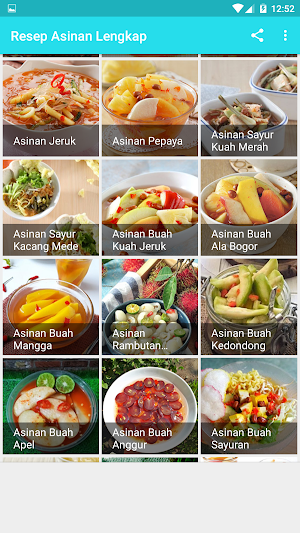 Resep Asinan Lengkap Screenshot 2