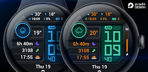 PRADO 85 Digital Watch Face Screenshot 0