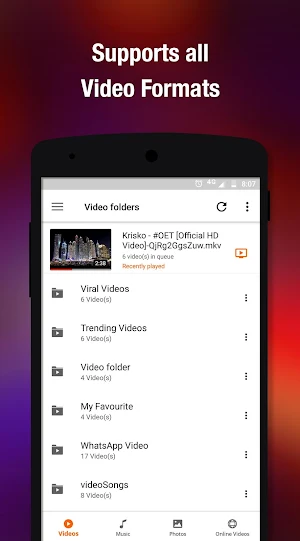 Video Player All Format - Full HD Video Player Screenshot 2