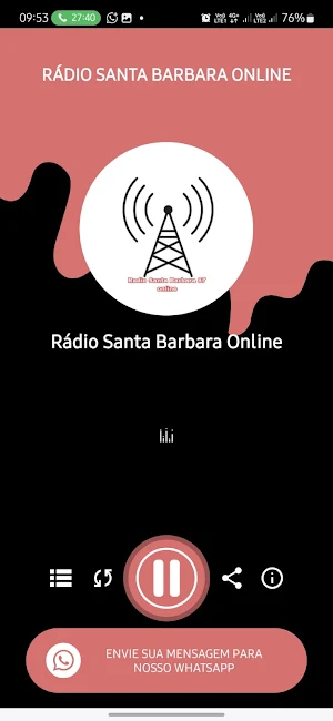 Rádio Santa Barbara Online Screenshot 2