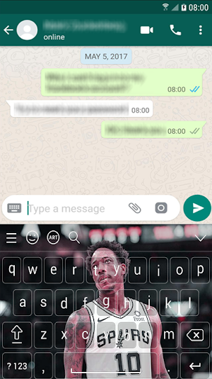 Demar Derozan Keyboard NBA The Screenshot 1