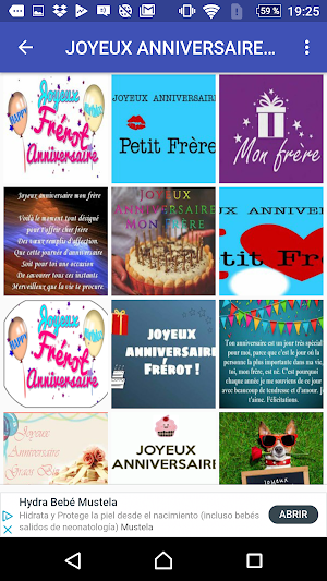 JOYEUX ANNIVERSAIRE MON FRÈRE Screenshot 1