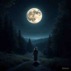 Full Moon Night Wallpaper Screenshot 3