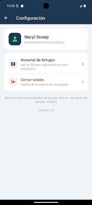 Kairos Time Sync Screenshot 3