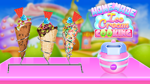 Homemade Ice Cream Cooking Screenshot 0