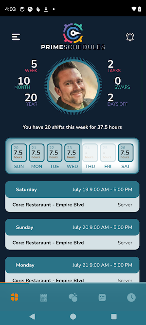 Prime Schedules Screenshot 0