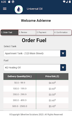 Universal Oil Screenshot 1